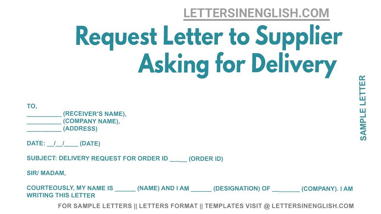 asking for delivery date email