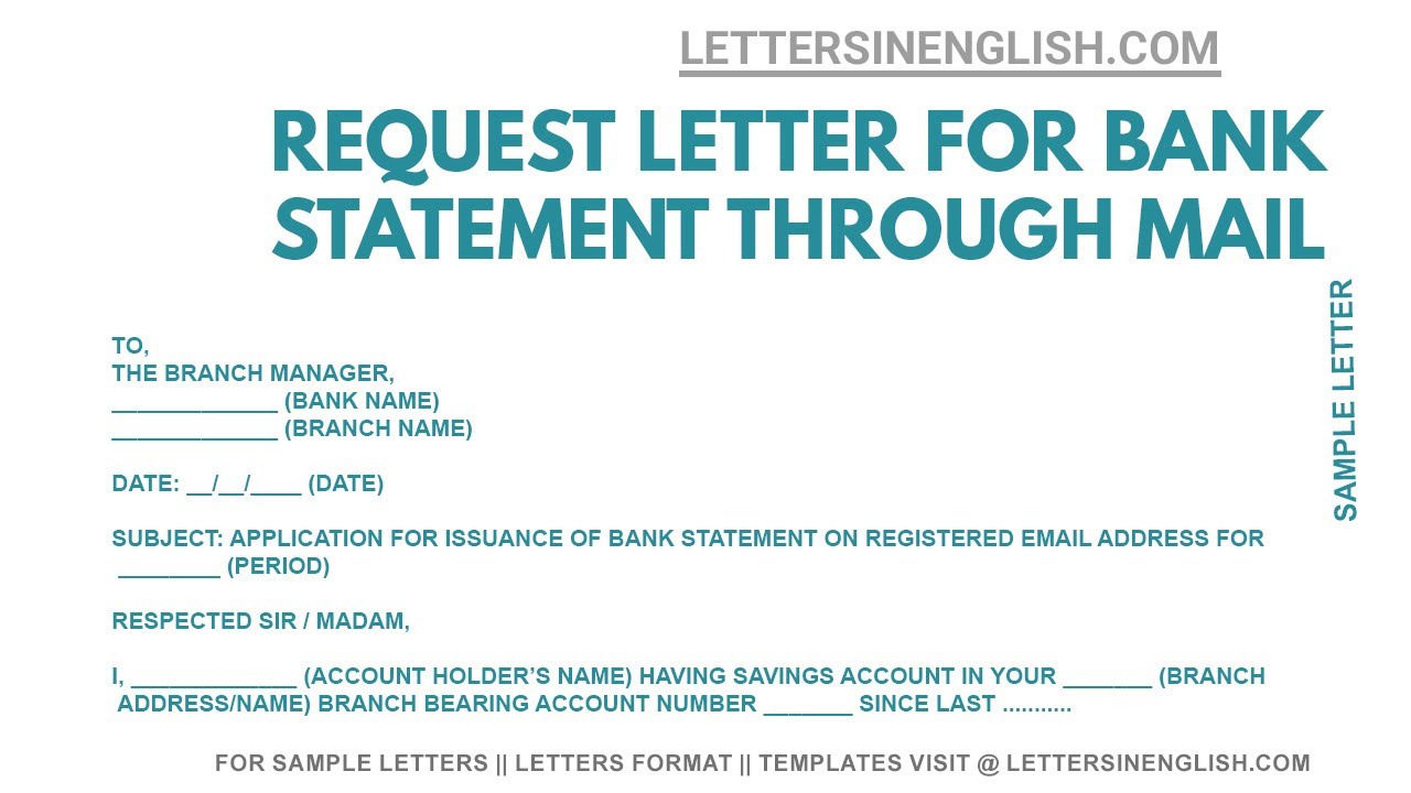 how to ask for bank account details in email