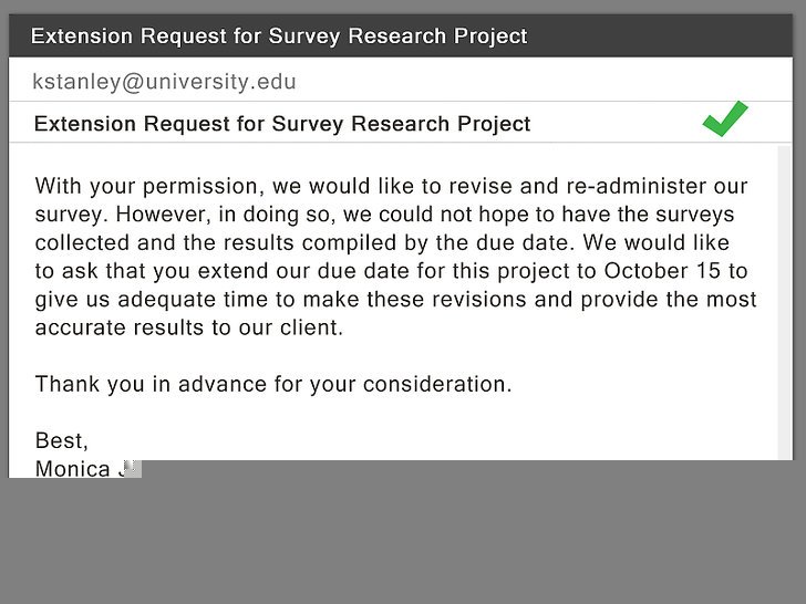 how to ask for contract extension email sample