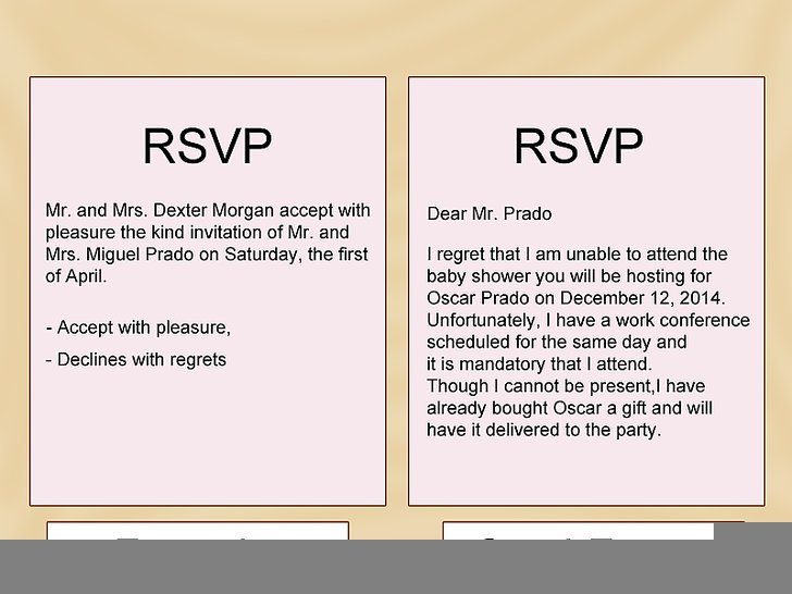 how to ask for rsvp confirmation sample