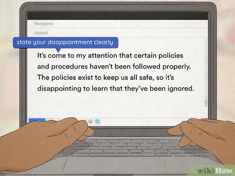 how to express disappointment in email