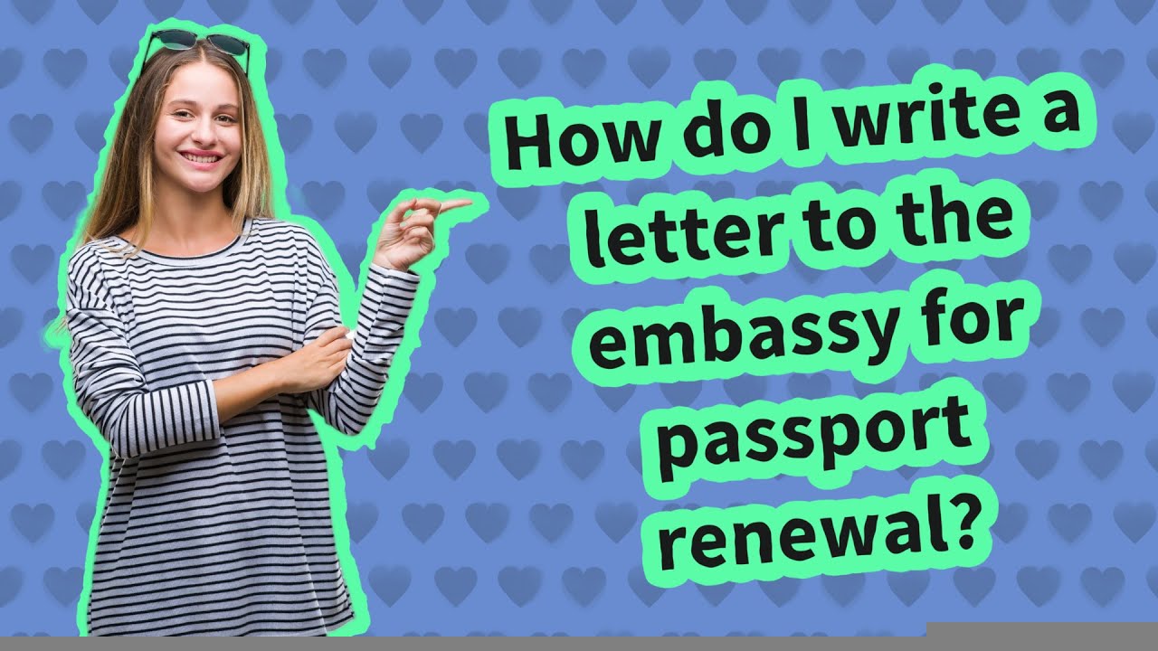 how to write an email to embassy for passport renewal