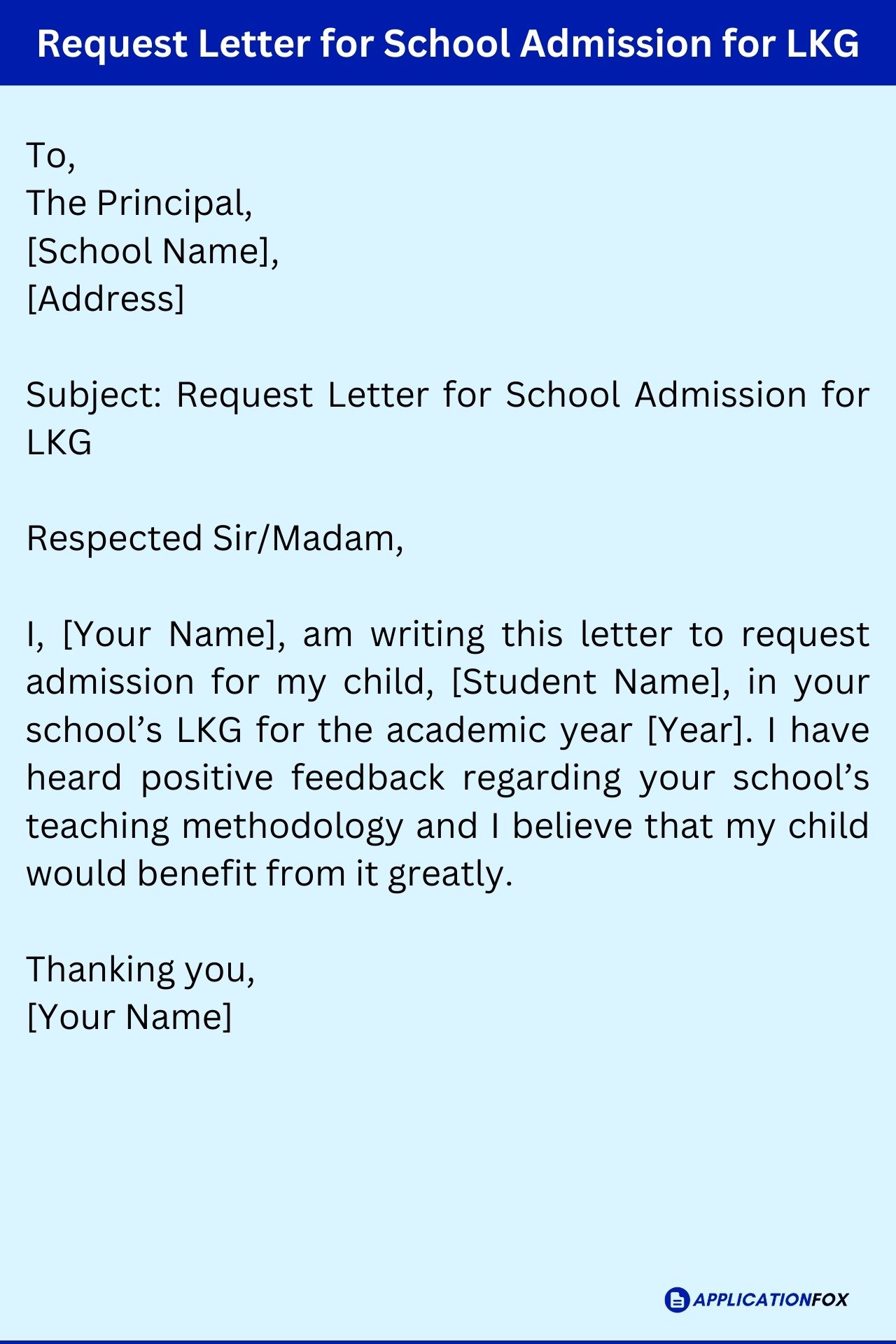 how to write email to school for admission enquiry