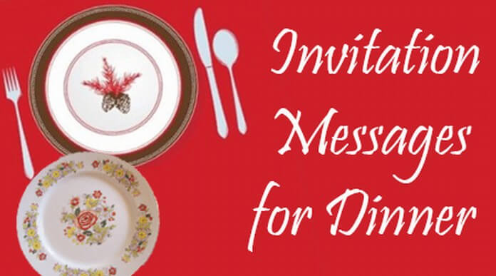 invite for dinner message