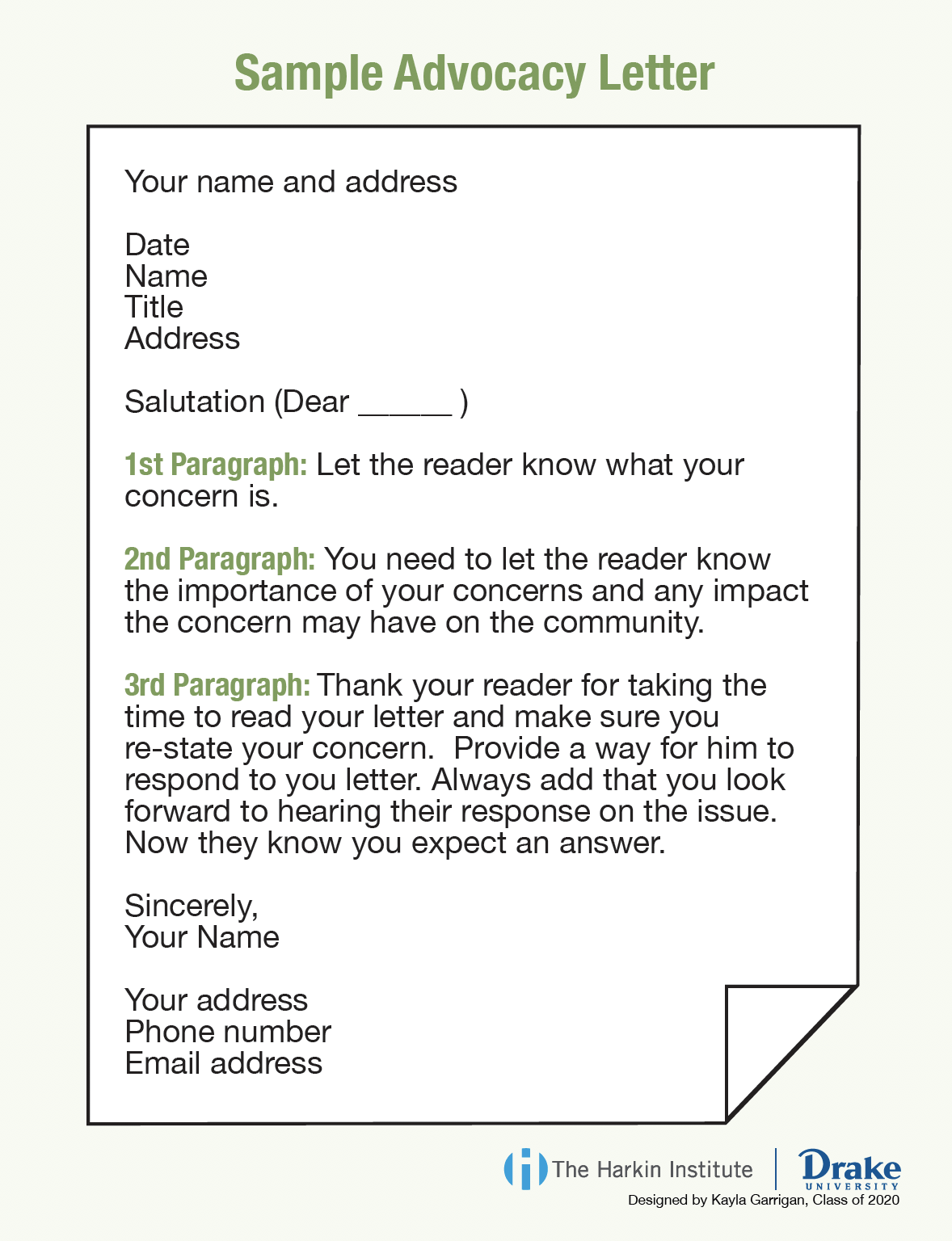 letter to advocate for legal opinion