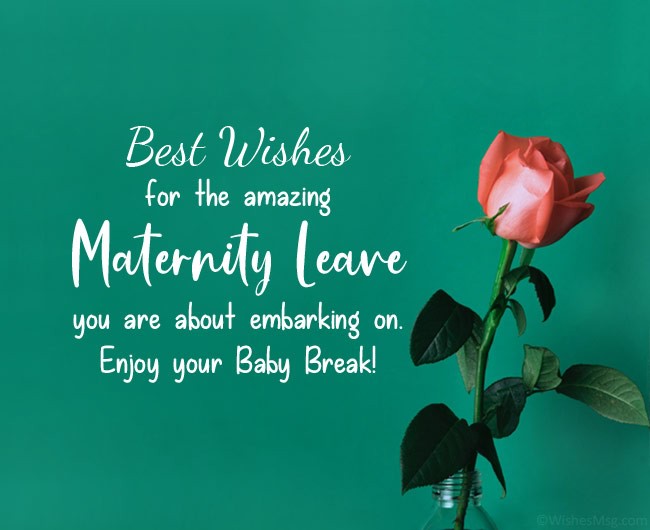 maternity leave message to clients