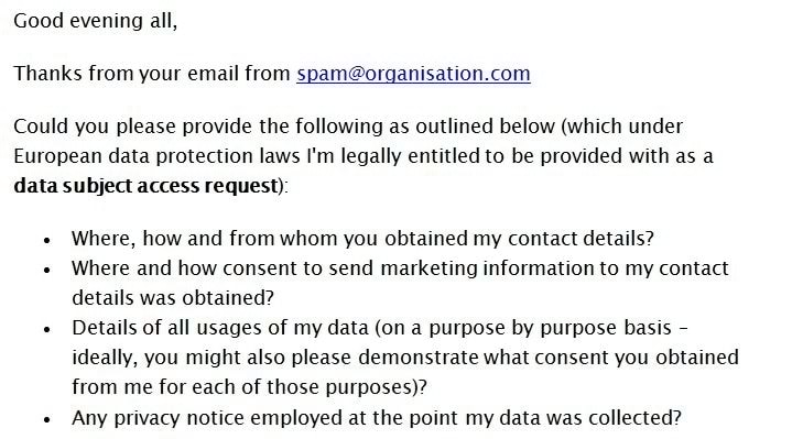 requesting access email subject